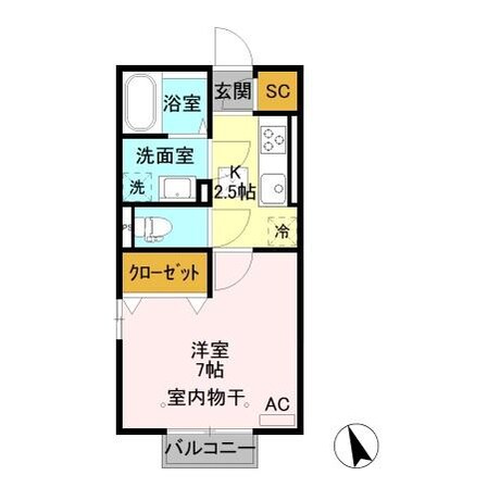 プルミエール下小塙（高崎市下小塙町）の物件間取画像